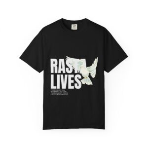 Past Lives Dove Illustration T-shirt | Past Lives Text, Purple Awareness Ribbon